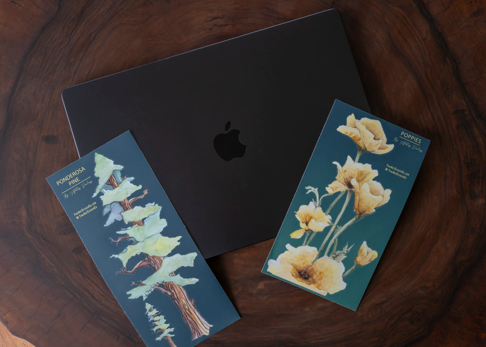 Ponderosa Pines, Fine Art Sticker