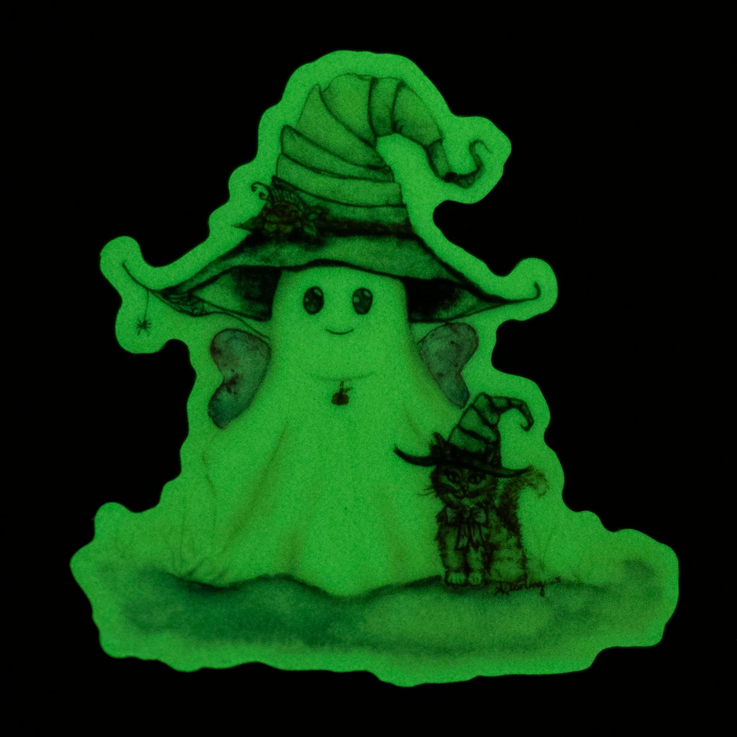 Butter Boo and Cat, Glow in the Dark