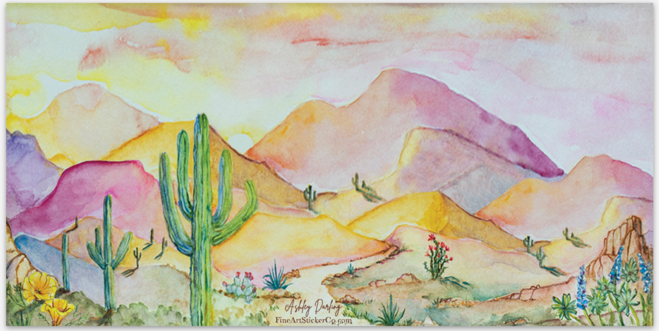 Desert Magic 3.75" x 7.5"