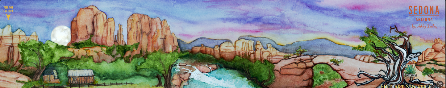 Sedona, Fine Art Sticker