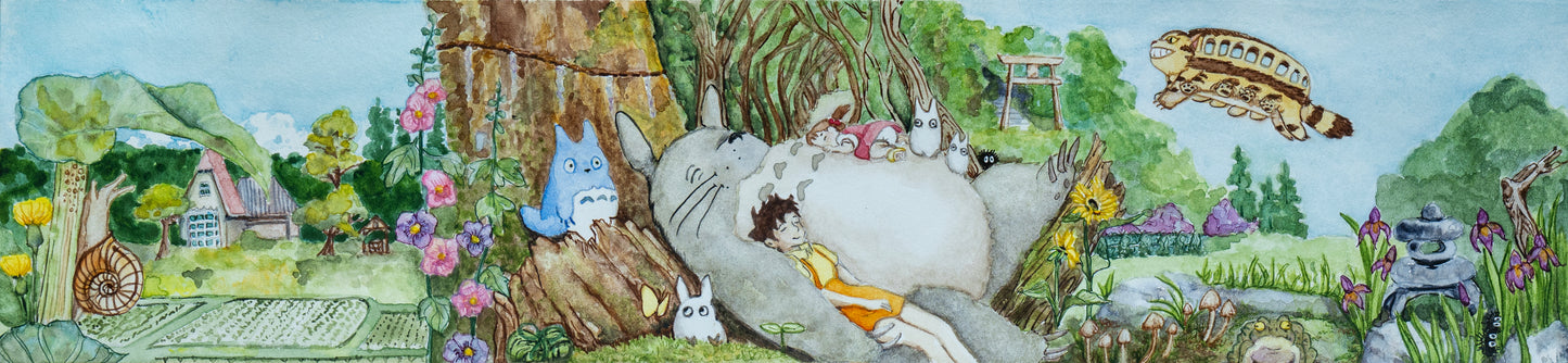 Totoro, Limited Edition, Fine Art Sticker