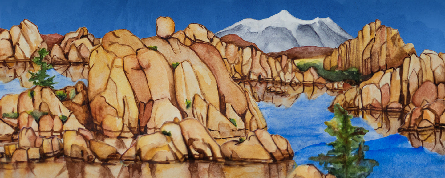 Watson Lake Mini Scape